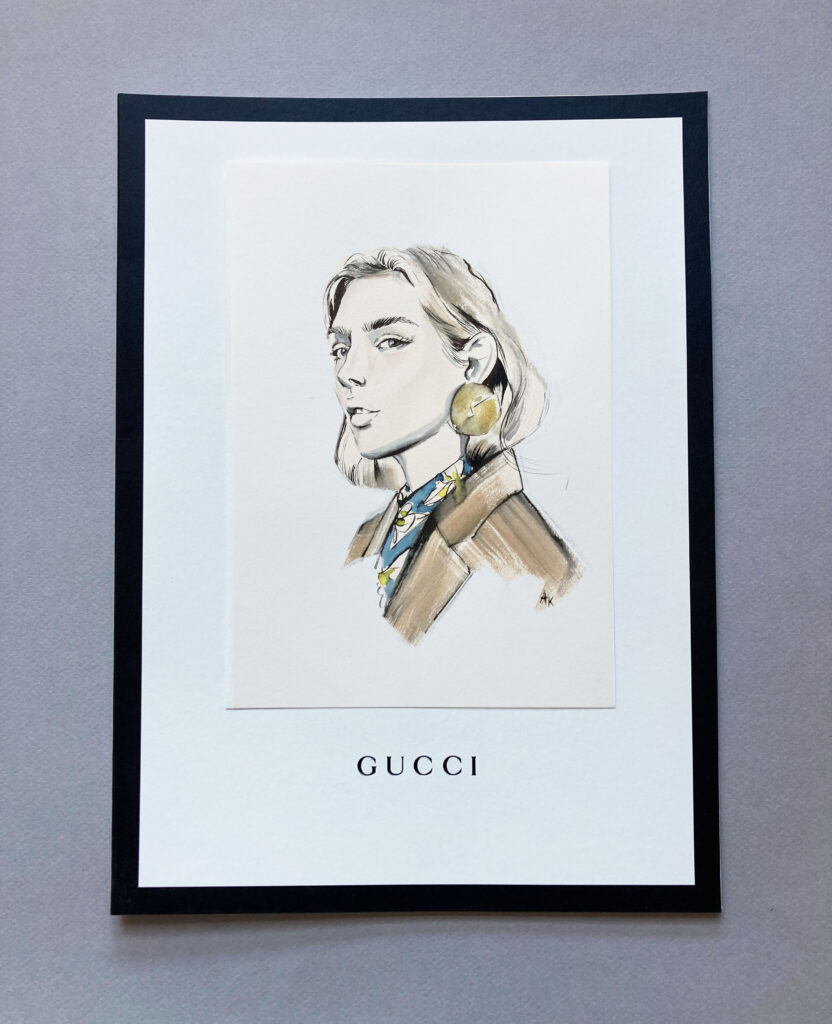 Live-Illustration Gucci