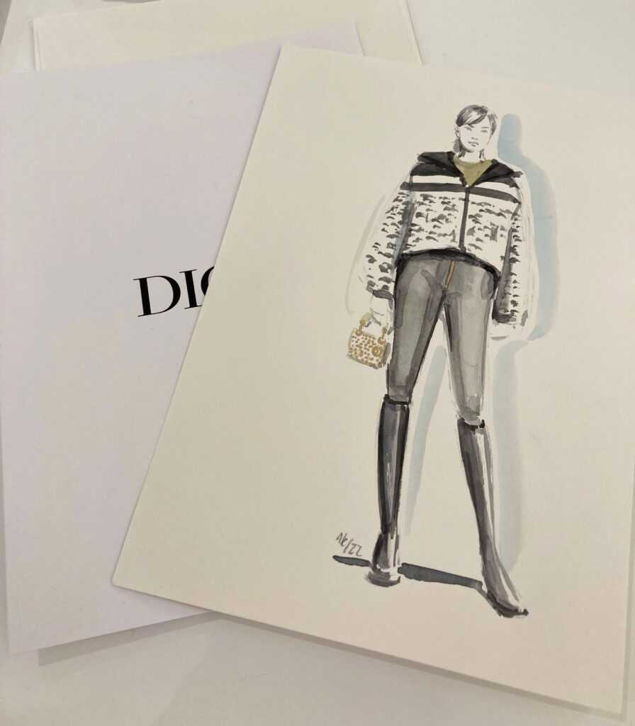 Live Sketch für Dior