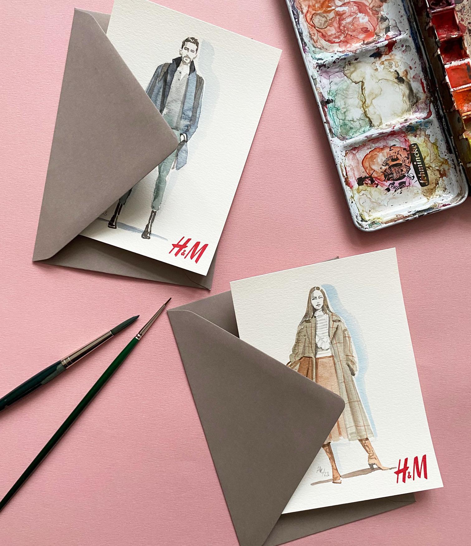 H&M Ku’damm Live-Illustration