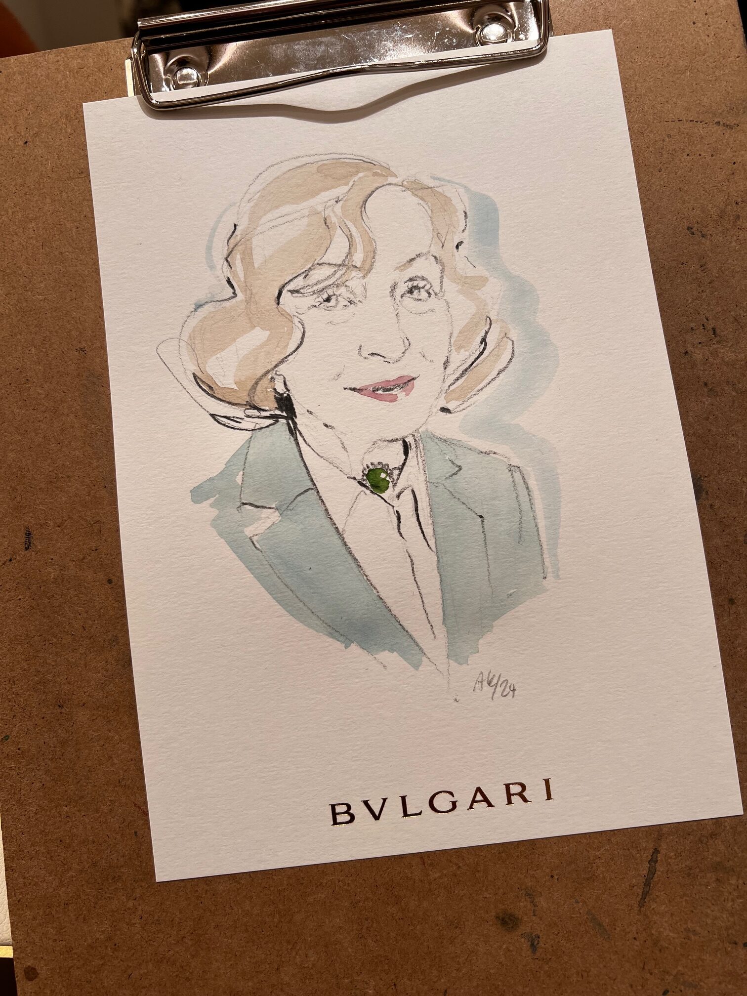 Bvlgari – Portrait Illustration