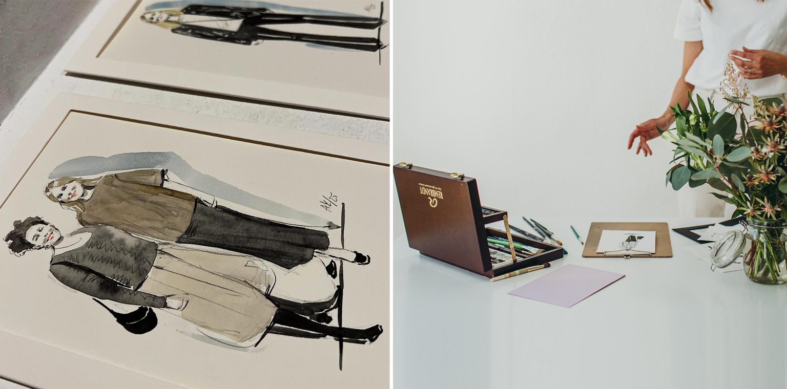 Live-Illustration für Events