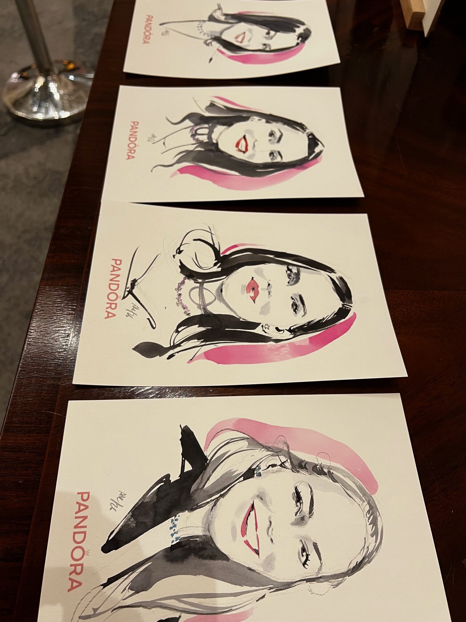 Pandora x Bridgerton – Live-Illustration